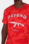 Defend Paris NB T-skjorte Camo Red