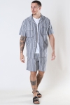 Kronstadt Ramon Cuba Linen Stripe 04 S/S Dutch Blue