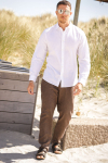 Selected Slim Sun Linen Shirt LS White