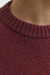 Jack & Jones Soho Ollie Knit Crew Neck Cabernet
