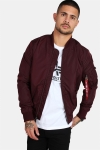 Alpha Industries MA-1 TT Jakke Dark Maroon