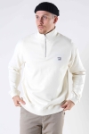 Woodbird Lass Blain Zip Sweat Off White