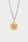 Northern Legacy Lionheart Pendant Halskjede Gold