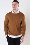 Jack & Jones EMIL KNIT CREW NECK Rubber