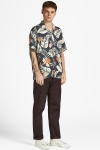 Jack & Jones JPRBLATROPIC RESORT SHIRT S/S RELAX SN Black