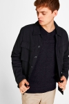 Jack & Jones JJEEMIL KNIT V-NECK NOOS Black