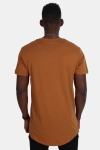 URBAN CLASSICS Shaped Long Tee Toffee