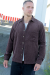 ONLY & SONS Tile Corduroy Shirt Coffee Bean