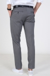 Selected Slim Mylo Logan StructKlokkee Pants Dark Grey Melange