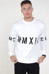 Only & Sons Napoleon Crew Neck Genser White