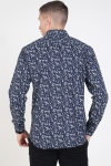 Jack & Jones Focus Paisley Skjorte Navy Blazer