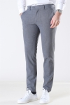 Selected Slim-Carlo Flex StructKlokkee Pants Grey Melange
