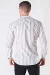 Only & Sons Matthew LS Stripe Manderine Skjorte Chinchilla