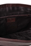 Saddler FinsbKlokkey Taske Dark Borwn 