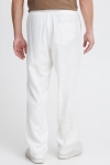 Allan Elasticated Linen Trousers Off White