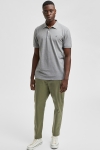 Selected SLHAZE SS POLO W NOOS Medium Grey Melange