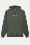 Woodbird Pacs Team Hoodie Army Green