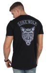 Just Junkies Ganger Wolf T-skjorte Black