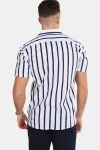 Kronstadt Cuba S/S Gr.86 Skjorte White/Dark Blue