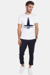 Kronstadt Print Flock T-skjorte Off White