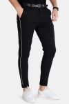 Clean Cut Prato Piping Pants Black