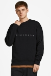 Jack & Jones COPENHAGEN BIG  SWEAT CREW NECK Black