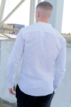 ONLY & SONS ONSCAIDEN LS SOLID LINEN MAO SHIRT NOOS White