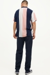 Jack & Jones JORMALIBU RESORT STRIPE SHIRT SS Navy Blazer