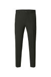 Selected Slim Oasis Linen Pants Dark Green