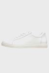 Selected SLHEVAN LEATHER TRAINER B NOOS White