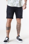 Solid LT Ryder Destroy Shorts Black Denim