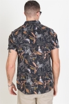 Only & Sons Gabrial S/S Animal Viscose Skjorte Black/Zoo Print