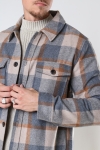 Jack & Jones JOROLLIE CHECK SHIRT JACKET LS LN Malt Ball /CHECK