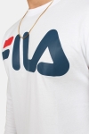 Fila Classics Logo LS T-skjorte Bright White