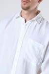 Woodbird Stoll Linen Shirt Off White