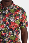 Kronstadt Johan Exotic S/S Shirt Forest/Red