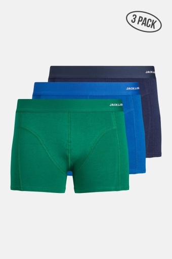 JACCOLOR BAMBOO TRUNKS 3 PACK Bellwether Blue