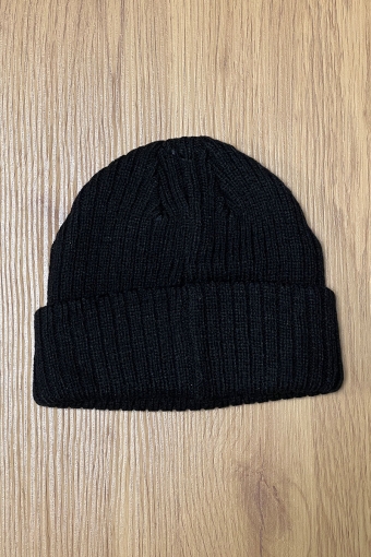 Atlantis Rib Beanie Black