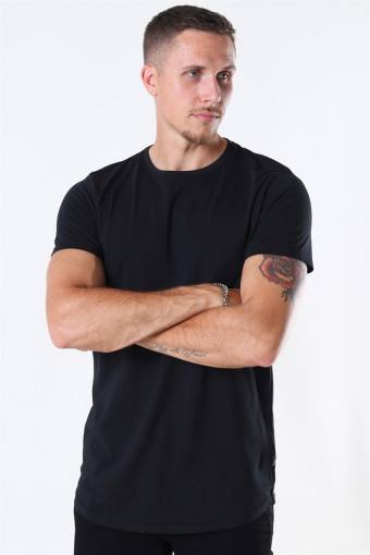Dew SS Long T-shirt Black