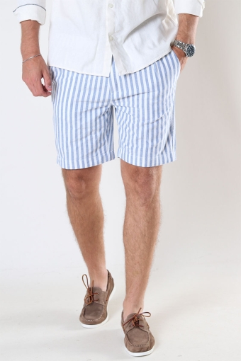 Chill Oxford stripe shorts Light Blue / White stripe 2