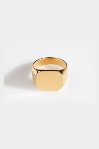 Ring Classic SignatKlokkee Gold 