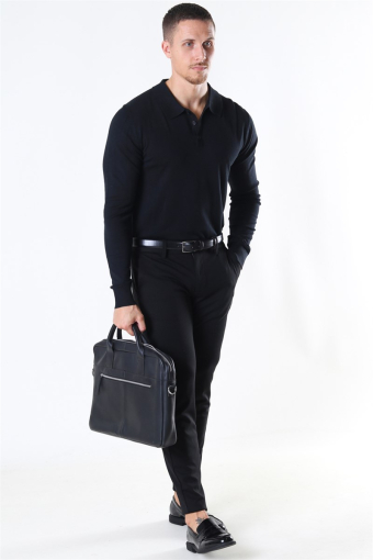 Acheletta Polo Strikke Black