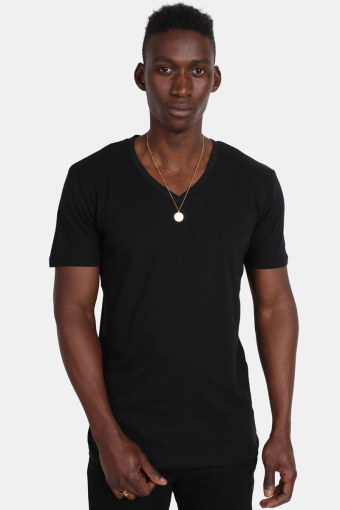Basic V-Neck Tee Black