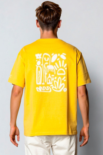 Michael organic T-shirt Warm Yellow