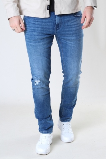 Loom Slim Jeans 1402 Mid Blue Denim