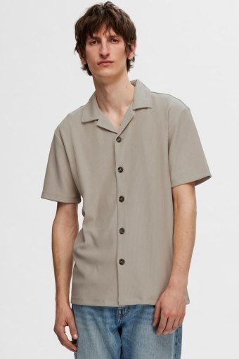 Loose Plisse Resort SS Shirt Pure Cashmere