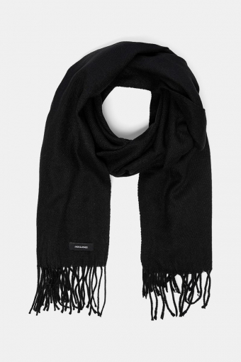 SOLID WOVEN SCARF Black