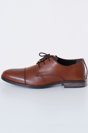 RAYMOND LEATHER  SHOE Cognac