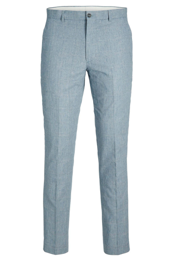 Riviera Linen Trousers Light Blue