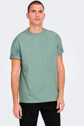 FRED BASIC OVERSIZE TEE Chinois Green